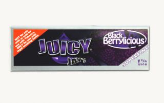  ~ Juicy Jays Superfine Flavored Rolling Papers 1.25 1 & 1/4