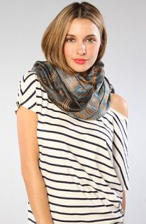 Obey The Desert Plains Scarf in Heather Charcoal