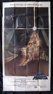  Star Wars Movie Poster 3 Sheet 1977