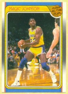1988 89 Fleer Basketball 123 Magic Johnson All Star