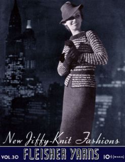 Fleisher Fashion Knitting Book 30 C 1935 Vintage Repro