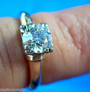 1920s Estate Art Deco Designer Diamond Engagement Ring Vintage Antique