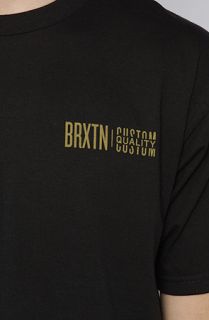 Brixton The Index Tee in Black Concrete