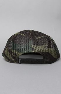 HUF The Eden Snapback Cap in Woodland Camo