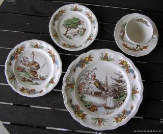 Spode China Dinnerware Fair Haven CT Nautical 12 Place Sets 4 Serving