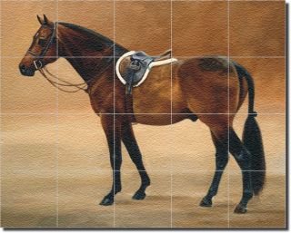 Crawford Bay Horse Animal Glass Tile Floor Mural Art