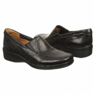 Womens Unstructured by Clarks Un Clap Black Leather 