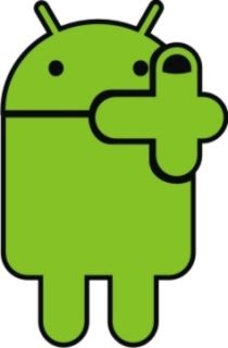 Funny Android Middle Finger Car Wall lapto Computer Sticker Vinyl