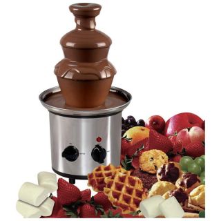 Chocolate Fondue Fountain Stainless Electric 8x15