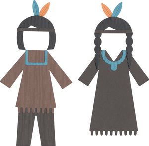 Quickutz Native American Costumes Die NIP Rev 0073