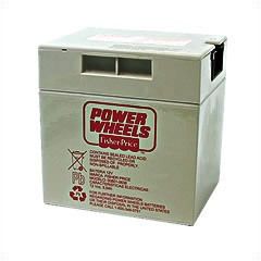 Power Wheels 12 Volt Grey Battery 00801 0638 Fisher Price Genuine