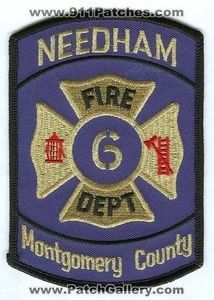   Fire Department Dept FD 6 Montgomery County Patch Texas TX Patches