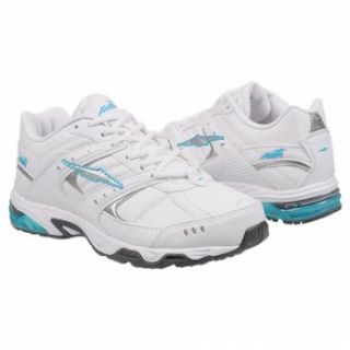 Athletics Avia Womens A 115 Wide Width Wht/Silver/Blue/Grey Shoes
