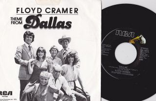 Floyd Cramer 45 Theme from Dallas w Pic Sleeve