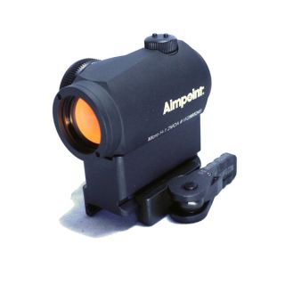 Aimpoint Micro H 1 200026 w American Defense T1 QD Mount – 2 MOA Red