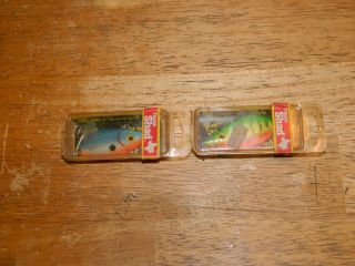 Vintage Storm Texas Shad Fishing Lures in Box