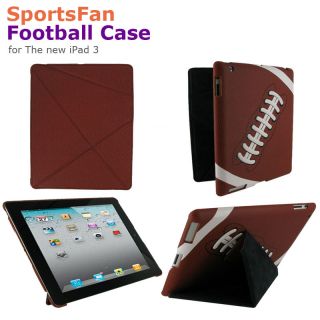 rooCASE Sportsfan Football Case Cover with Stand for The New iPad iPad