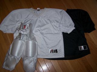  FOOTBALL GIRDLE WITH BUILT IN PADS AND 2 ALLESON ATHLETIC FOOTBALL