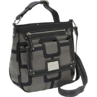 Handbags Nine West Vegas Signs Small Top Zip Cros Black Natural/Black