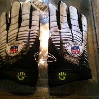 Medium Receiver Gloves Nfl Football Reebok Griptonite Never Worn