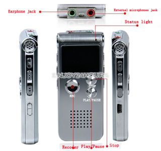  Rechargeable Digital Audio Recorder Dictaphone  Player FM