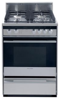 Fisher & Paykel 24 Single Oven Stainless Steel Gas Range BRAND NEW