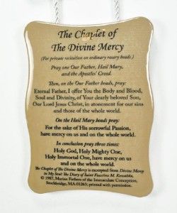 New House Wall Art Divine Mercy Prayer Plaque Jesus Misericordia