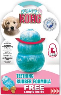 KONG PUPPY is the original toy that started the PUPPY KONG line