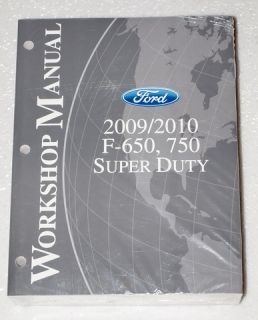 2009 2010 Ford F 650 F 750 Super Duty Truck  Factory Workshop Manual