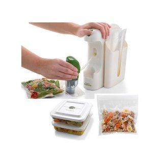 FoodSaver Mealsaver Compact Vacuum Sealing System Bouns Bags