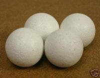 New White Cork Foosball Replacement Balls Set of 4