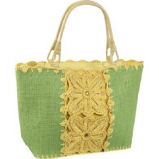 Handbags Bamboo 54 Jasmine Bag Green/Beige 