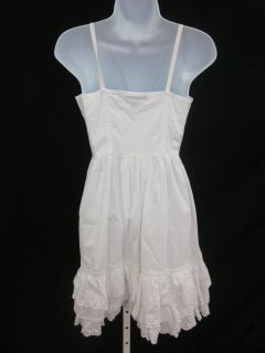 tracy feith for target white cotton tank dress sz 1