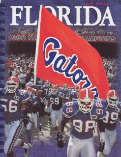1998 Florida Gators Football Media Guide Steve Spurrier
