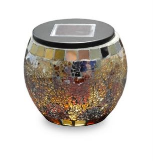Features of Mark Feldstein & Associates SMG10J Solar Mosaic Jar Globe