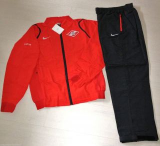 Nike Spartak Moscow Football Pres Tracksuit Suit BNWT Soccer Mens M L