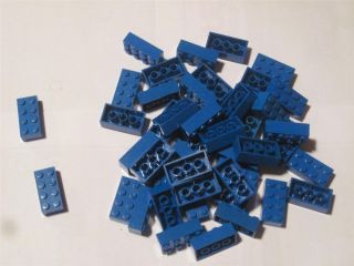 Bulk Lego Bricks 45 Brand New 2 x 4 Blue Lego Bricks