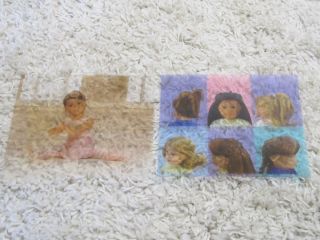 American Girl Doll 2 slides for Flat Screen TV Entertainment Set 2007