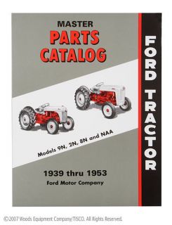 Master Parts Catalog New 9N 2N NAA 8N Ford Tractors