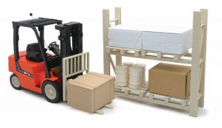 Forklift B713 with Rack Set RC B O Remote Control 27MHz Toy 1 14 Scale