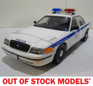 Autoart Montreal Police Car Ford Crown Victoria 1 18 Scale