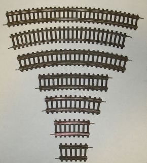 Fleischmann HO Gauge Model Railroad Train Track Lot Straights Curves