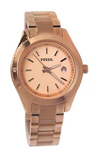  gold dial matte rose gold tone stainless steel band women watch NEW