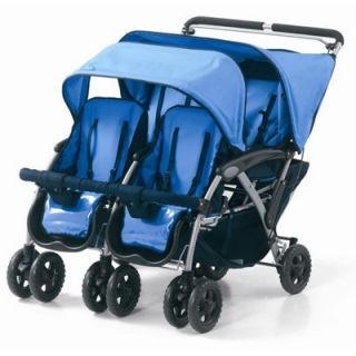 Foundations Quad Stroller Quadruplets Children Infants Travel Shopping