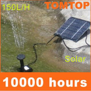 Solar Power Fountain Pool Water Pump Garden Watering