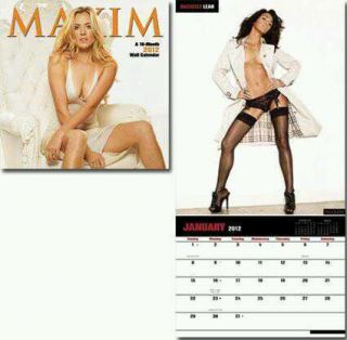 Brand New 2012 Maxim 16 Month Calendar Feat Arianny Celeste Others