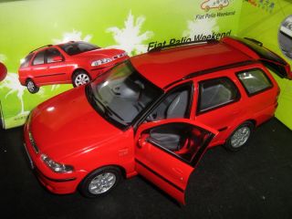 18 China PRC FIAT PALIO WEEKEND LHD Dealer Model Red 5 doors Open