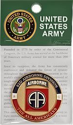 US Army Fort Bragg 82nd Airborne Div Challenge Coin