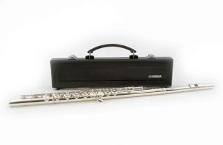 Yamaha YFL 221 Silver Plated Flute w Case New Authorized Dealer Full