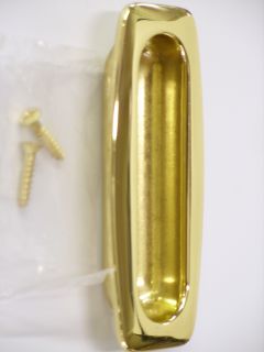 Baldwin Hardware Sliding Door Flush Pull 0260 Brass